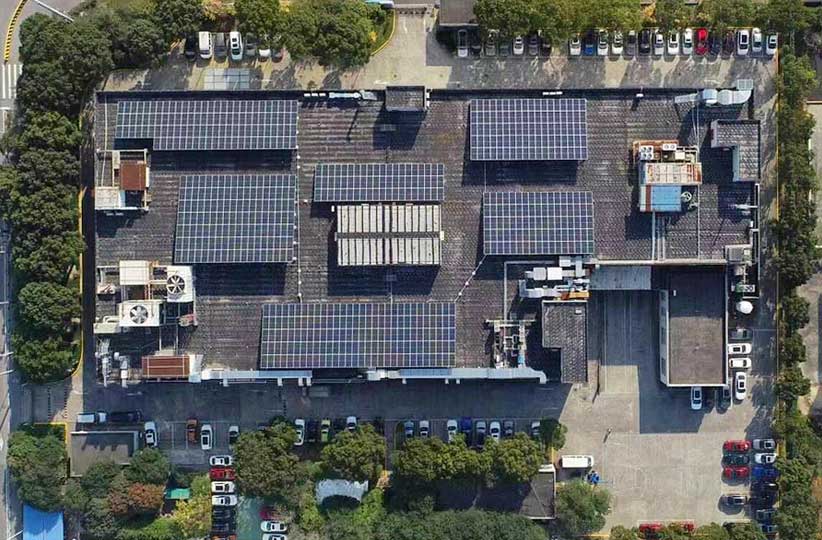 Solar Power System at Agilent Technologies Shanghai