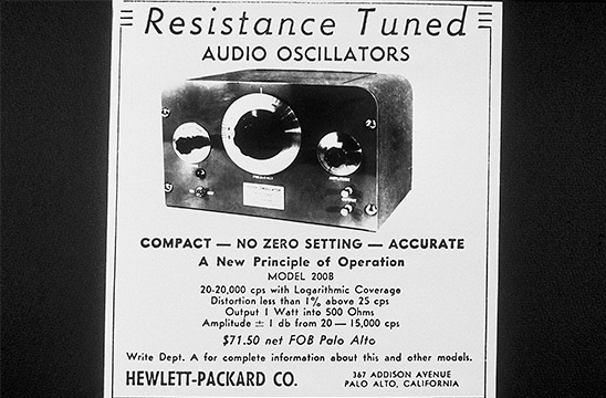 HP's Audio Oscillator