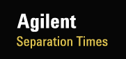 Volume 18 Agilent Seperation Times 1