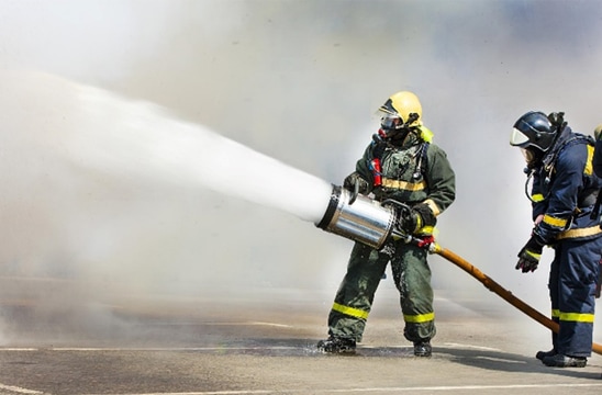 Photo: PFAS compounds have been discovered in fire-fighting foams.