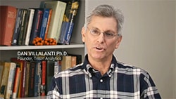 Dan Villalanti 博士是 Triton Analytics 总裁、ASTM 委员会 D02.04.K 主席，也是 Journal of Chromatographic Science（《色谱科学杂志》）的审稿人，他分享了 30 多年来安捷伦产品（例如模拟蒸馏）如何帮助他完成挑战性分析的经历