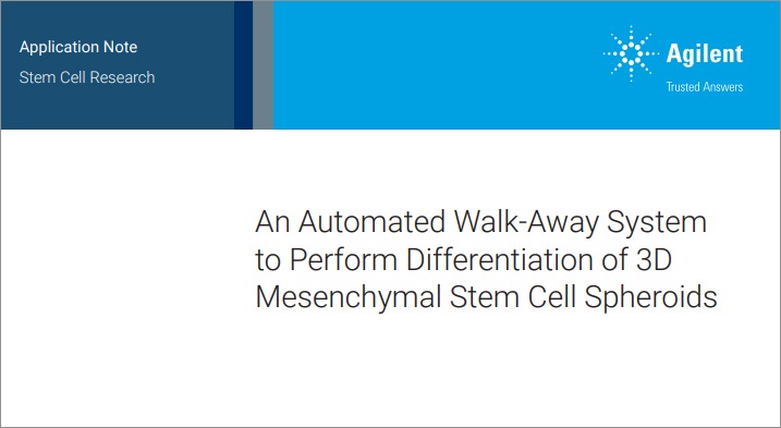 An Automated Walk-Away System to Perform Differentiation of 3D Mesenchymal Stem Cell Spheroids