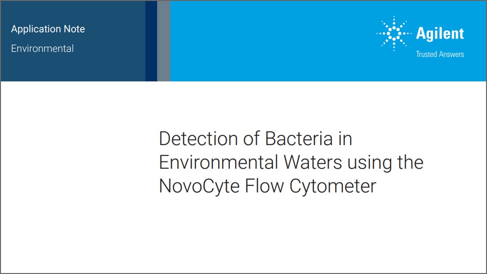 detection of bacteria app note