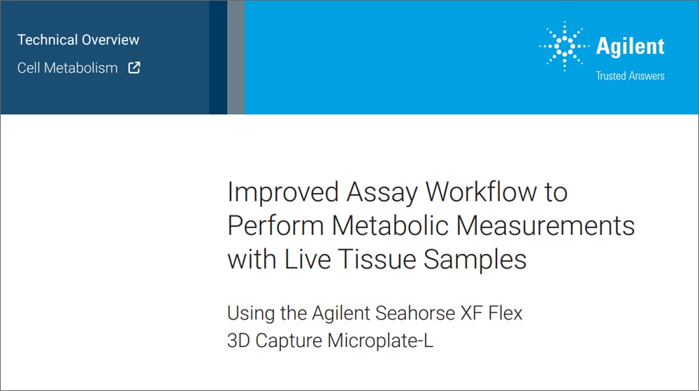 Improved Assay Workflow to Perform Metabolic Measurements with Live Tissue Samples