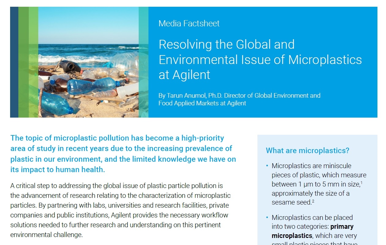 Resolving the Global and Environmental Issue of Microplastics 