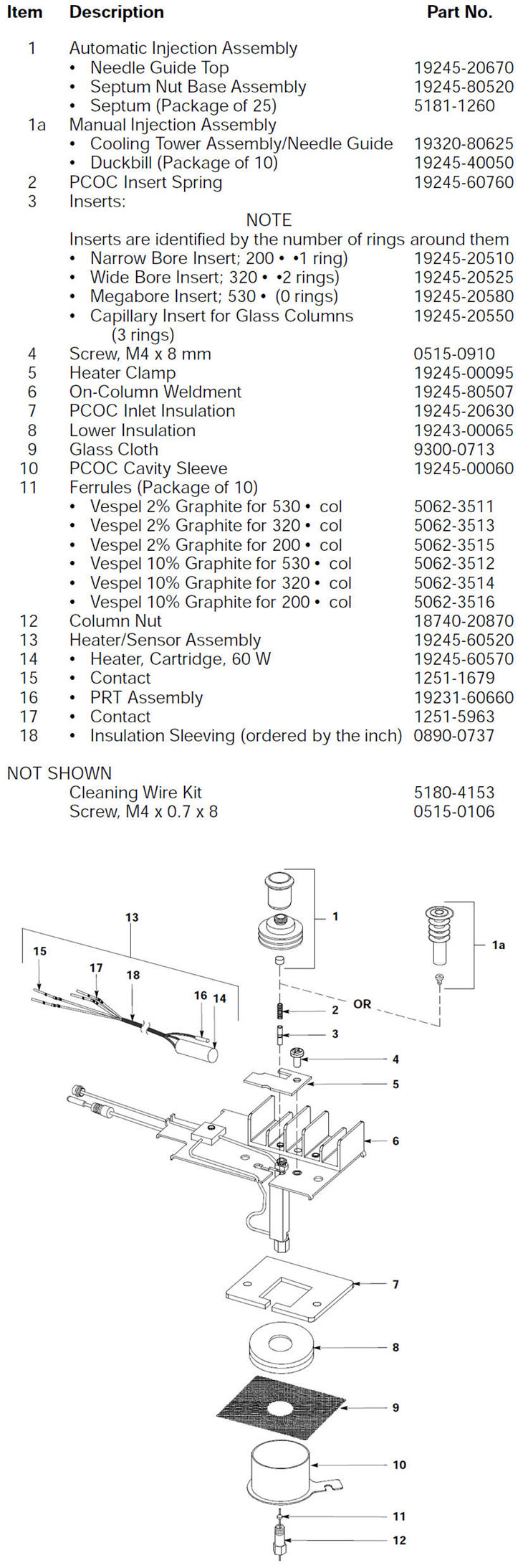 5890 EPC Programmable Cool On-Column Inlet
