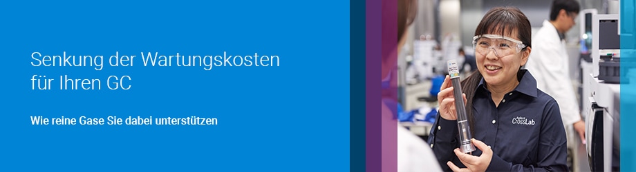 Senkung der Wartungskosten für Ihren GC – Wie reine Gase Sie dabei unterstützen