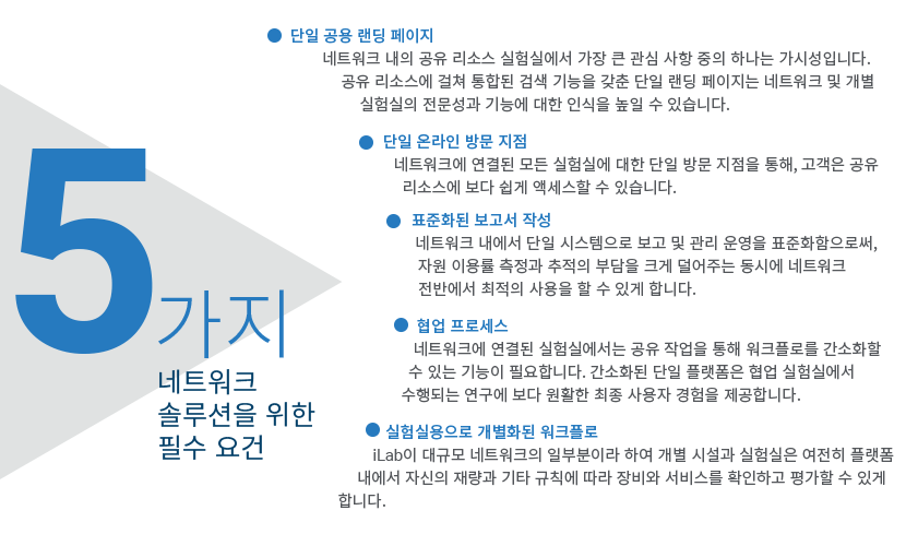 5가지 필수 요건 그래픽