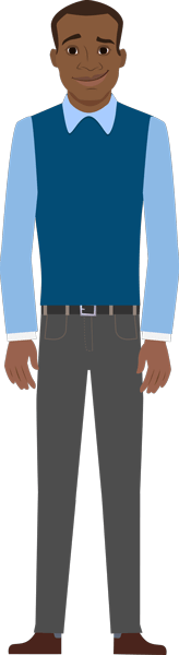 Illustration of a man.