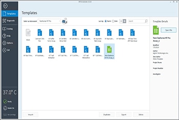 XF96 template selection