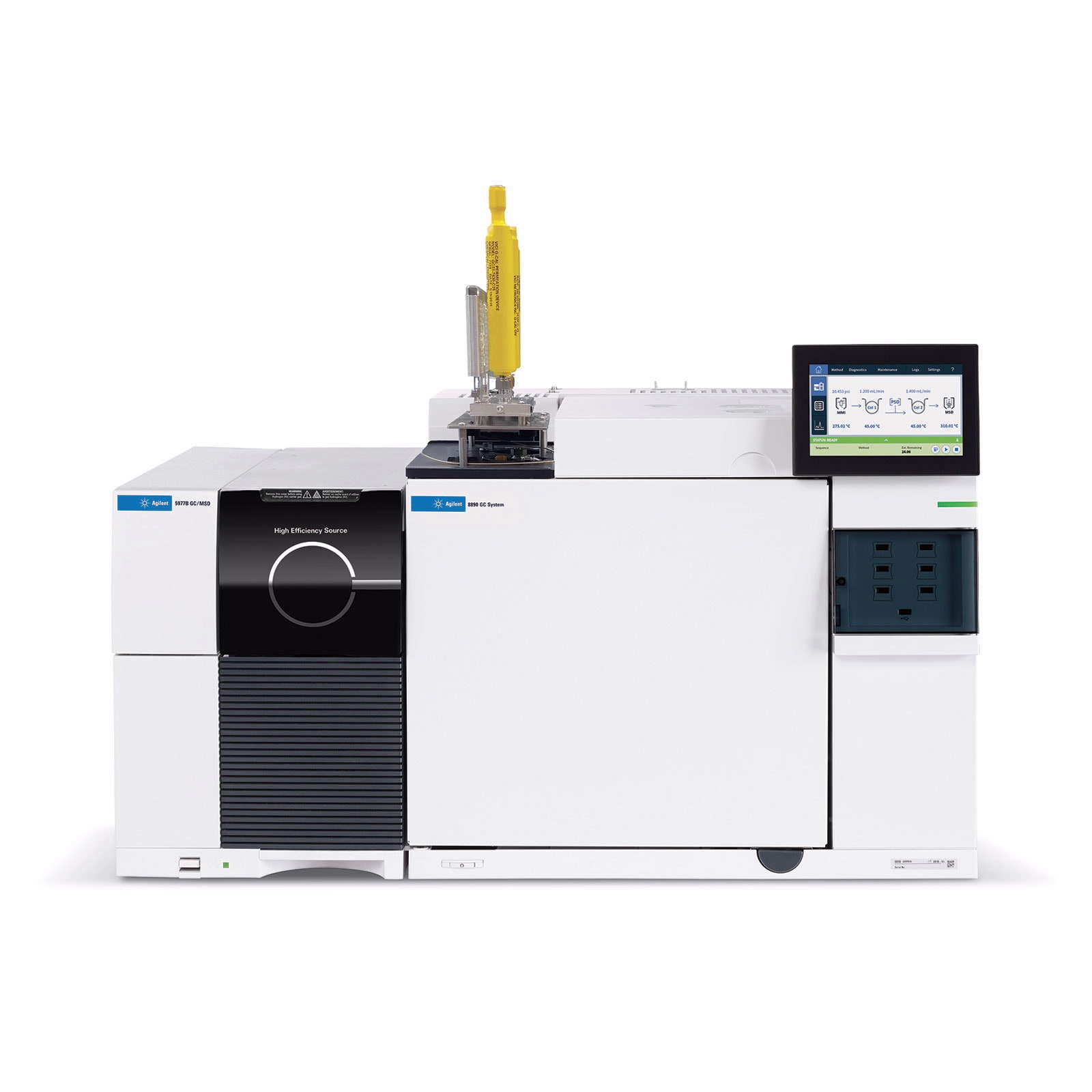 Ethylene testing GC/MS application, olefin impurity testing Agilent
