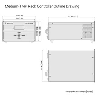TwisTorr Medium-TMP 랙 컨트롤러