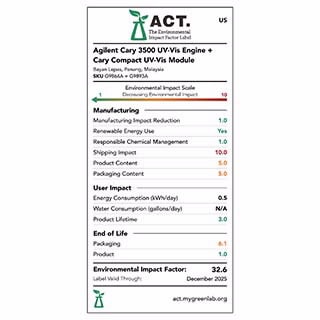Cary 3500 Compact UV-Vis Spectrophotometer