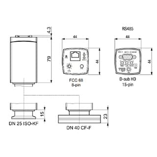 FRG-705/FRG-707 全量程皮拉尼反磁控真空计