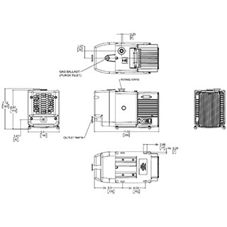 IDP-4 Dry Scroll Pump