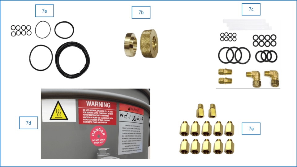 Spare Parts for HS-32 Diffusion Pump | Agilent