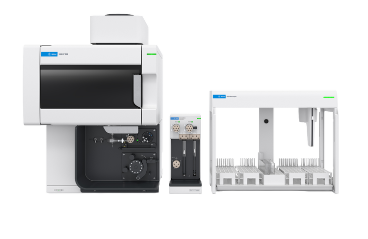 Laboratory setup featuring an Agilent 5900 ICP-OES instrument.